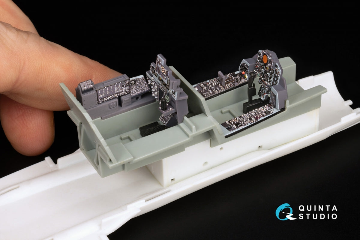 Quinta Studio QD+48486 F-4N Phantom II 3D-Printed &amp;amp; coloured Interior on decal paper (Academy) (with 3D-printed resin parts) 1/48 – imagen 17