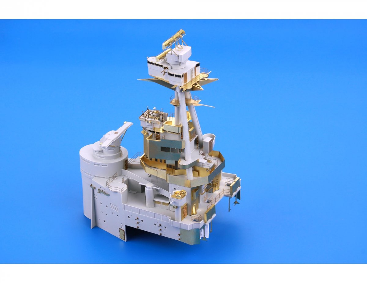 Eduard 53197 HMS Hood pt. 7 main top TRUMPETER 1/200 – immagine 9