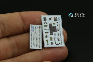 Quinta Studio QD72133 P-40B 3D-Printed coloured Interior on decal paper (Airfix) 1/72 – immagine 12
