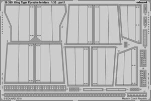 Eduard 36399 King Tiger Porsche fenders MENG 1/35 – imagen 2