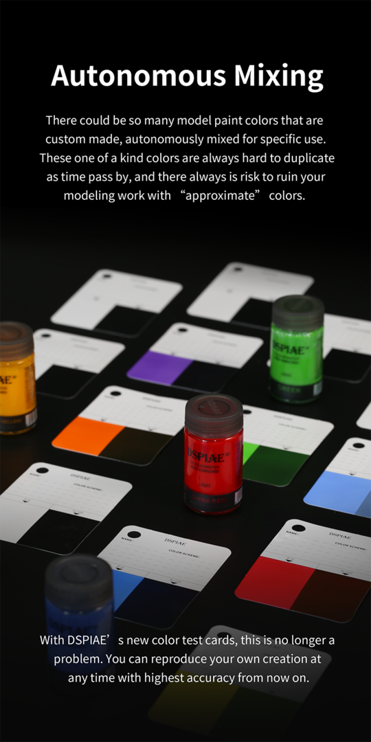 DSPIAE CC-01 Color Test Card Keychain Model Tool – imagen 7