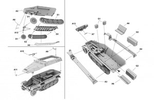 First to Fight PL053 Niemiecki ciągnik artyleryjski Sd.Kfz. 251/4 1/72 – immagine 3