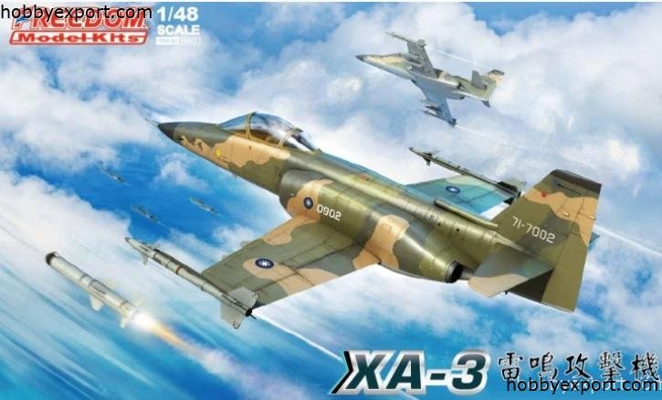 Freedom 18017 OCAF XA-3 AIDC Lei Ming Avion d'attaque au sol monoplace 1/48
