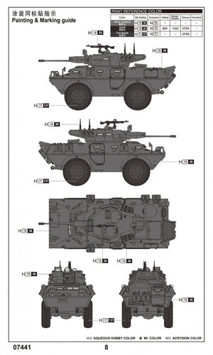 Trumpeter 07441 V-150 Commando avec canon de 20 mm 1/72 – image 3