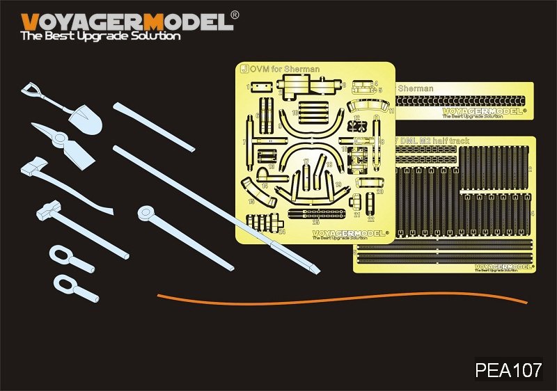 Maquette Voyager PEA107 OVM pour la série Sherman (pour tous) 1/35