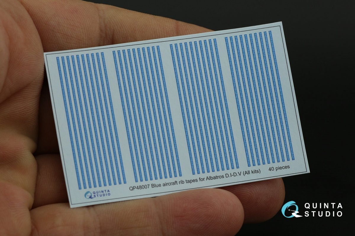 Quinta Studio QP48007 Blue rib tapes Albatros D.I-D.V (All kits) 1/48 – immagine 9