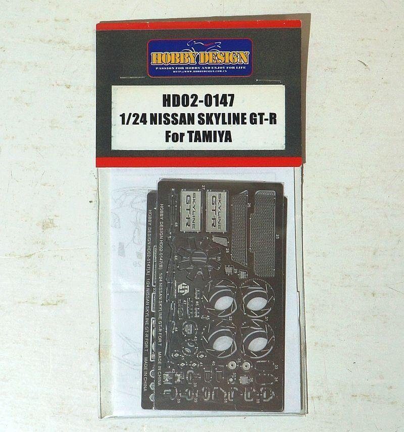 Hobby Design HD02-0147 Nissan Skyline GTR Detail-up Set for Tamiya 1/24 – Bild 2