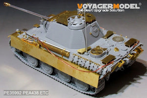 Voyager Model PEA438 WWII German Panther A/G Pz.Rgt.26 Anti Aircraft Armor（For TAKOM 2119/2120/2121) 1/35 – imagen 7