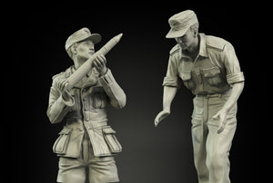Panzer Art FI35-098 DAK tankers loading ammo set 1/35 – image 2