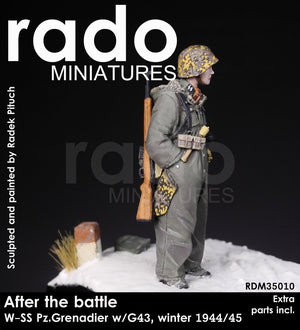 RADO Miniatures RDM35010 After the battle, W-SS Panzergrenadier w/G43, winter 1944/45 1/35 – imagen 2