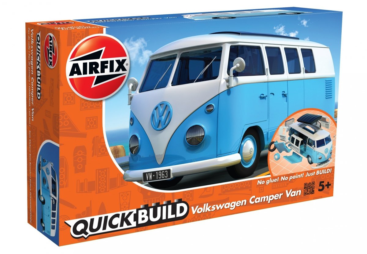 Airfix 6024 QUICK BUILD VW Camper Van blue – imagen 2