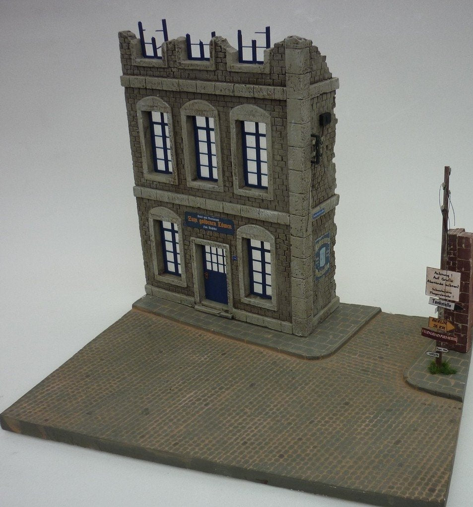 RT-Diorama 35197 Diorama-Base: &amp;quot;Street Corner&amp;quot; 1/35 – imagen 5