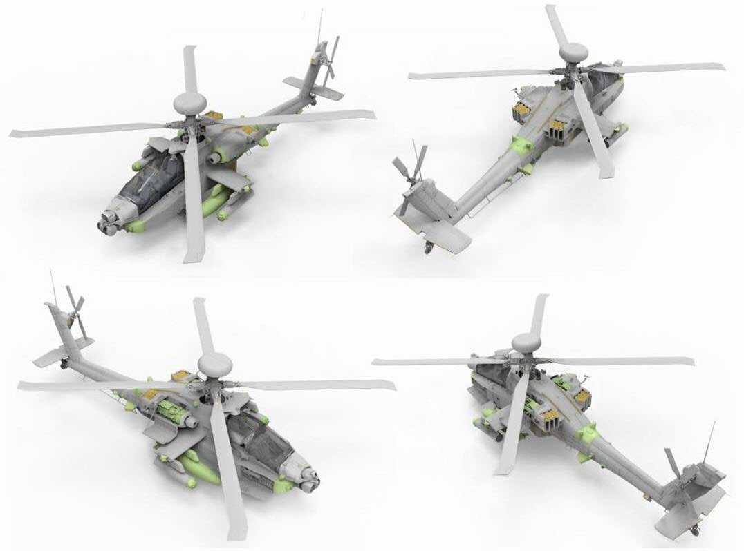 Takom 2604 AH Mk. 1 Apache Attack Helicopter 1/35 – imagen 2