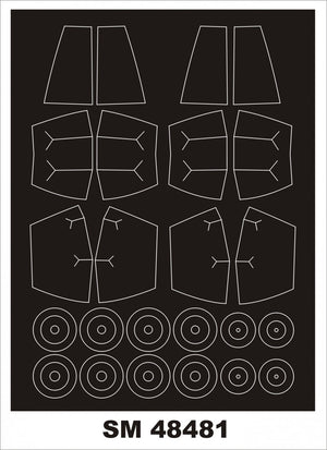 Montex SM48481 SK-37 VIGGEN SPECIAL HOBBY 1/48