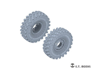 E.T. Model P35-116 Russian URAL-4320 Truck Weighted Road Wheels(3D Printed) For TRUMPETER Kit 1/35 – imagen 5