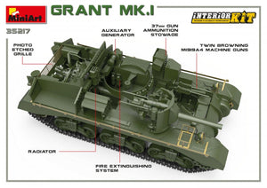 MiniArt 35217 Grant Mk.I w/interior 1/35 – immagine 3