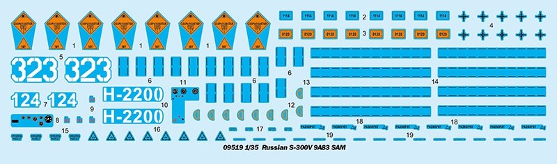 Trumpeter 09519 S-300V russe 9A83 SAM 1/35 – image 6