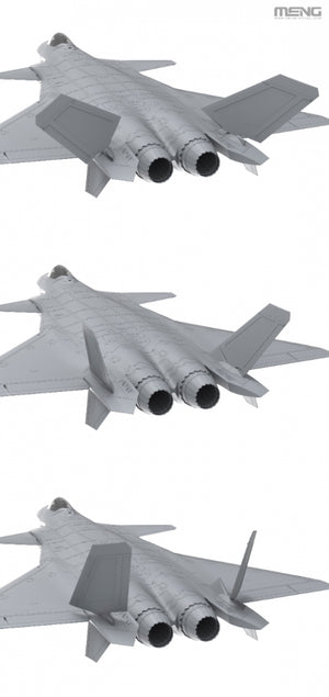 Meng LS-002 Chinese J-20 Stealth Fighter 1/48 – immagine 13