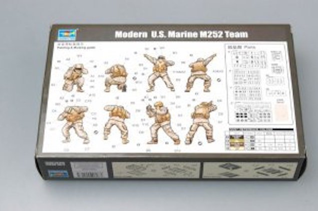 Trumpeter 00423 Modern US Marine M252 Mortar Team 1/35 – immagine 3