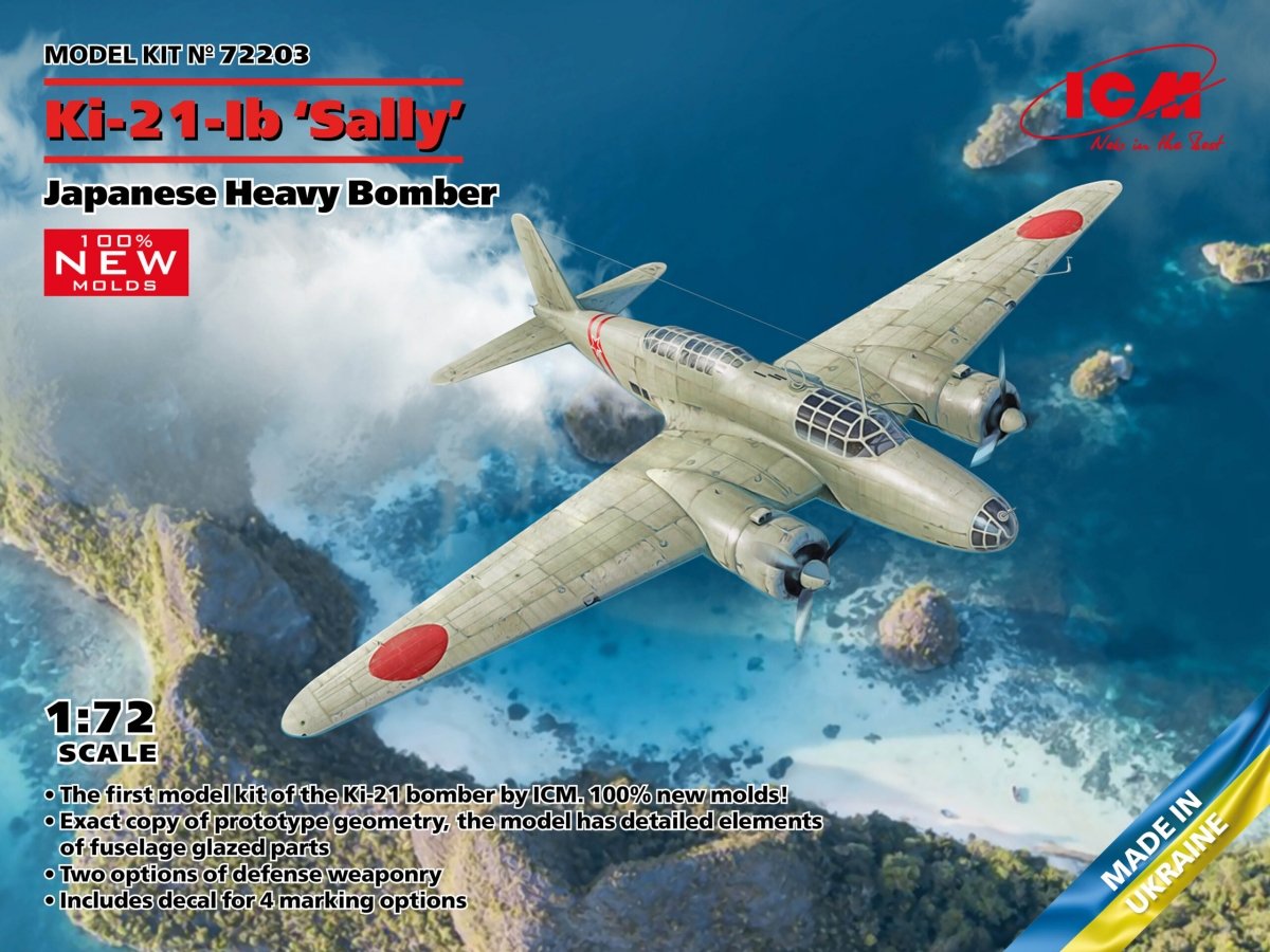 ICM 72203 Ki-21-Ib 'Sally' Japanese Heavy Bomber 1/72