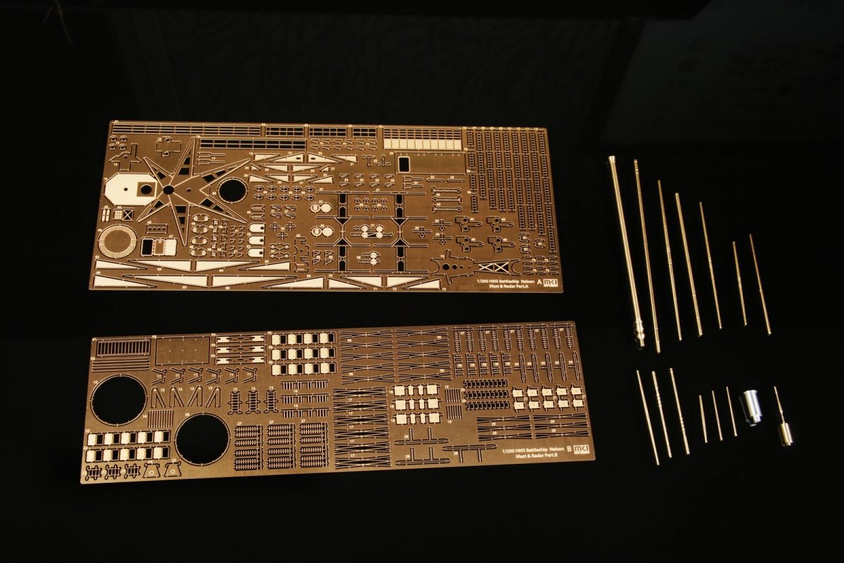 MK1 Design MD-20010 HMS Nelson DX Pack 1/200 – imagen 6