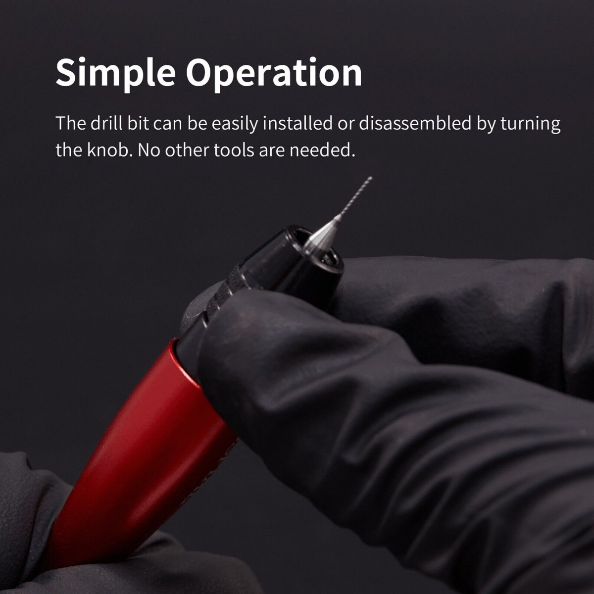 DSPIAE AT-VHDS Aluminum Alloy Hand Drill 0.3-3.2mm / drill with drill bits – image 6