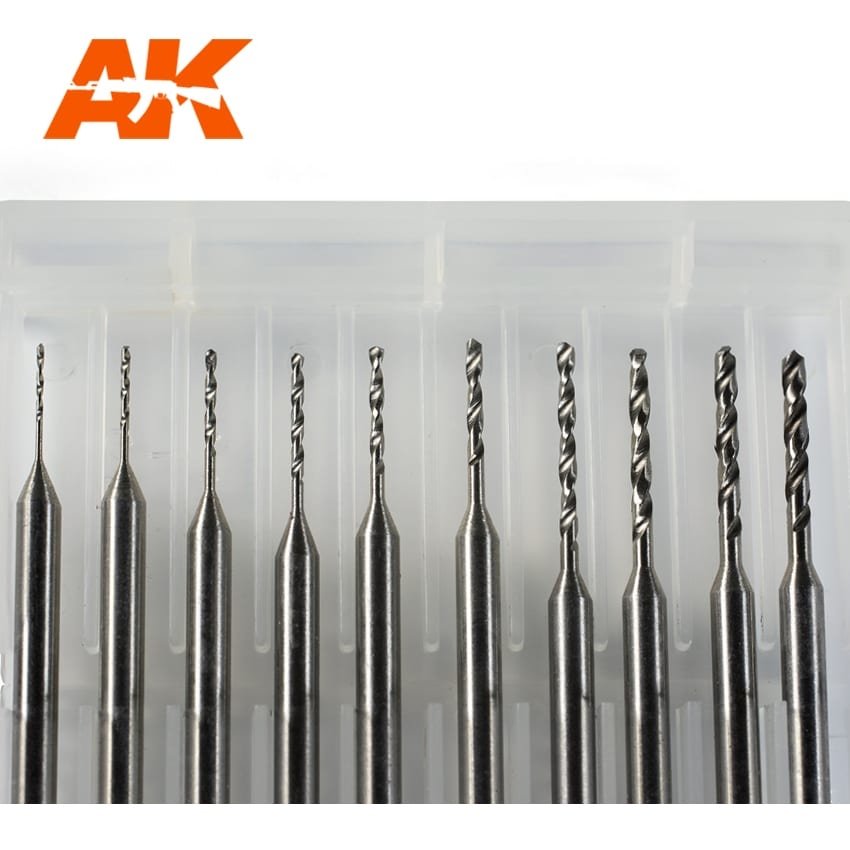 AK Interactive AK9043 DRILL BITS (0.4-1.3) – zdjęcie 4