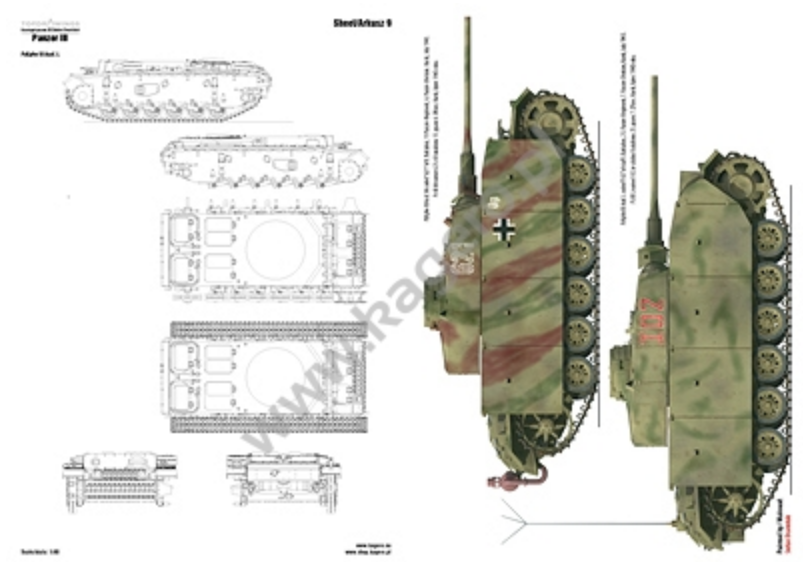 Kagero 7093 Panzer III Ausf. J/L/M/K EN/PL – immagine 4