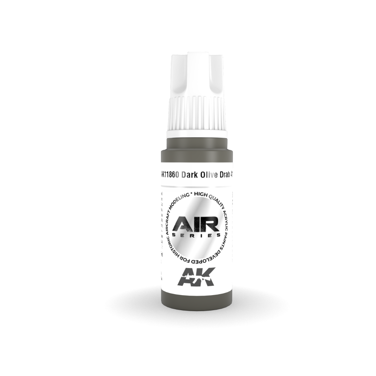 AK Interactive AK11860 DARK OLIVE DRAB 41 – AIR 17 ml – immagine 2