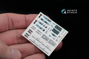 Quinta Studio QD72007 Yak-130 3D-Printed &amp;amp; coloured Interior on decal paper (for Zvezda kit) 1/72 – immagine 4