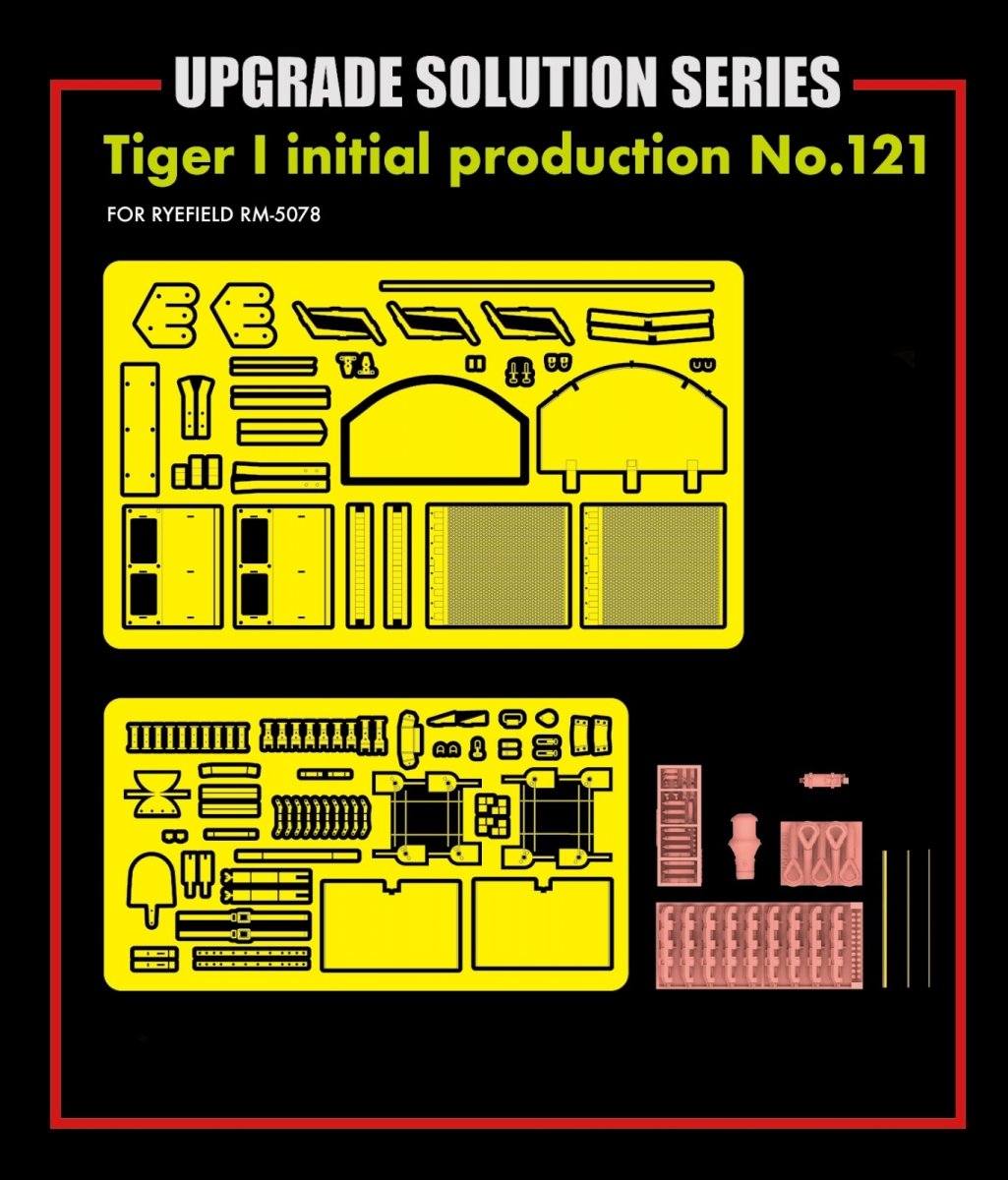 Rye Field Model 2038 TIGER I 121 initial production UPGRADE SOLUTION SERIES 1/35 – zdjęcie 2