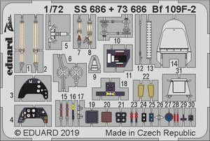 Eduard 73686 Bf 109F-2 1/72 REVELL – zdjęcie 2