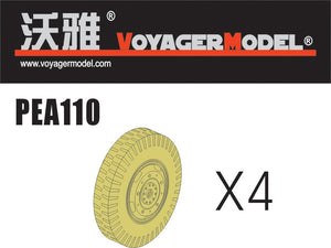 Roues de route Voyager Model PEA110 pour Sd.Kfz.234 Pattern 1 (pour DRAGON) 1/35