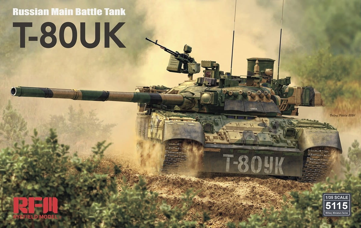 Rye Field Model 5115 Russian T-80UK Main Battle tank 1/35