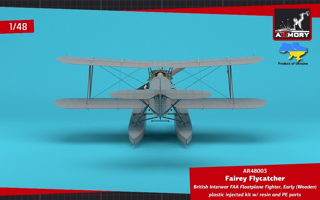 Armory Models 48003 Fairey Flycatcher British FAA Inter-War Floatplane Fighter, on Wooden Floats 1/48 – imagen 10
