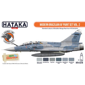 Hataka HTK-CS78 Modern Brazilian AF paint set vol. 2 (6x17ml) – Bild 2