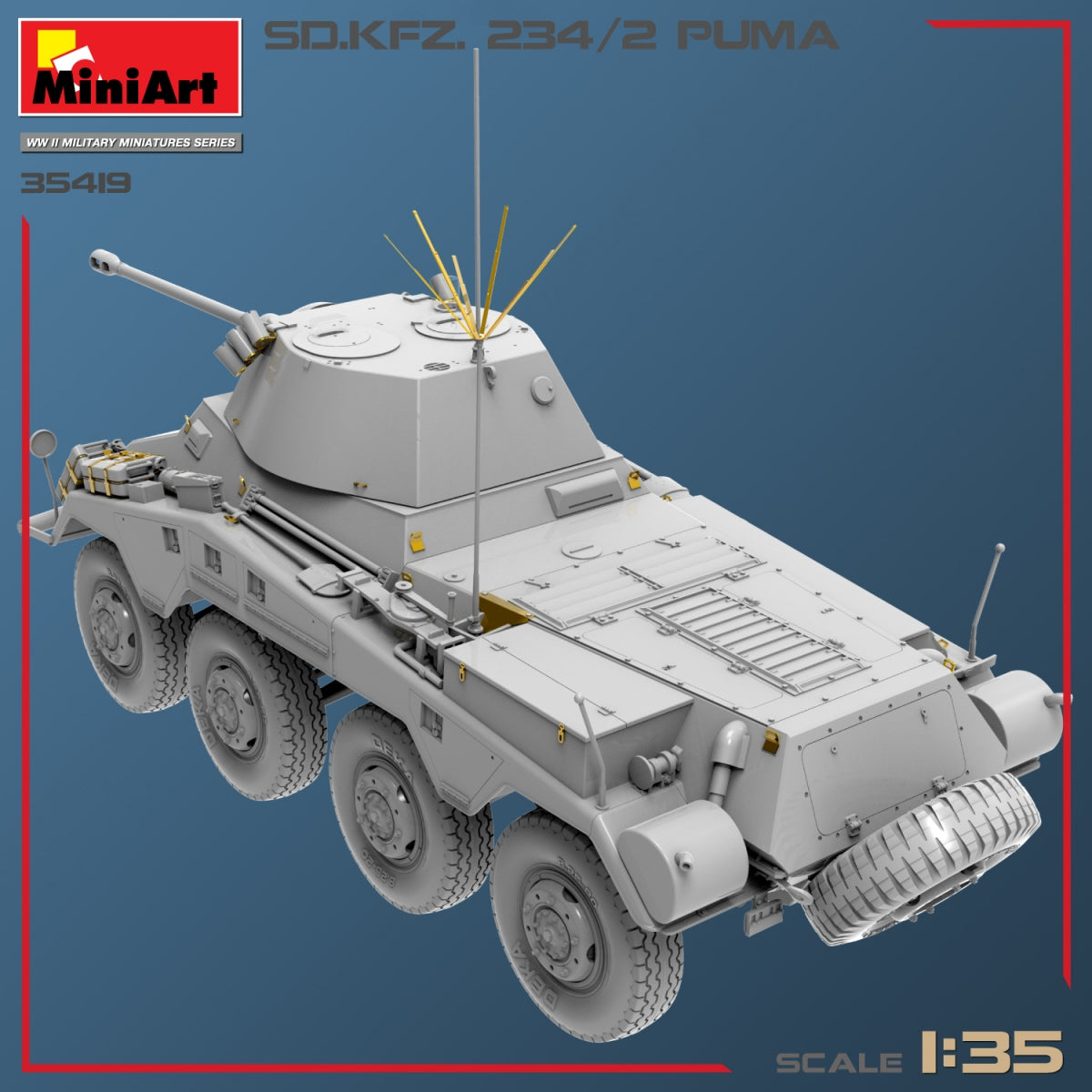MiniArt 35419 SD.KFZ.234/2 PUMA 1/35 – image 14