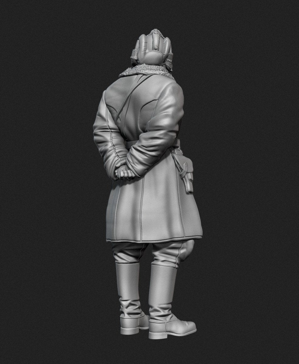 Panzer Art FI35-128 Soviet tank officer in sheepskin coat No.1 1/35 – Bild 3