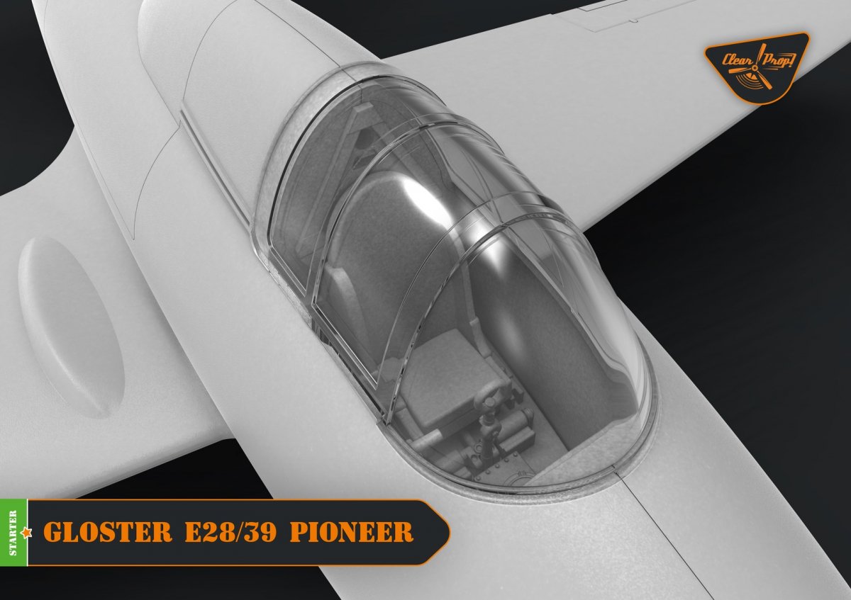 Clear Prop! CP72007 GLOSTER E28/39 PIONEER STARTER KIT 1/72 – image 7