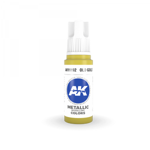 AK Interactive AK11192 OLD GOLD – METALLIC 17ml – immagine 2