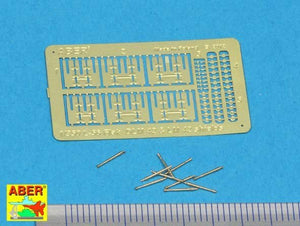 Aber 350L-56 Ships gun barrels in 1/350 scale Set of 10 pcs 3,7cm barrels for German Flak 42 with shields 1/350 – Bild 2