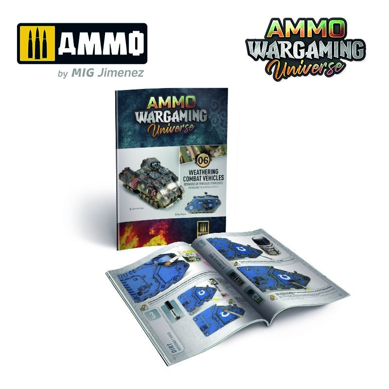 Ammo of Mig 6925 AMMO WARGAMING UNIVERSE Book 06 - Weathering Combat Vehicles (English, Castellano, Polski) – immagine 2