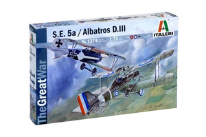 Italeri 1374 S.E.5a / ALBATROS D.III 1/72 – zdjęcie 2