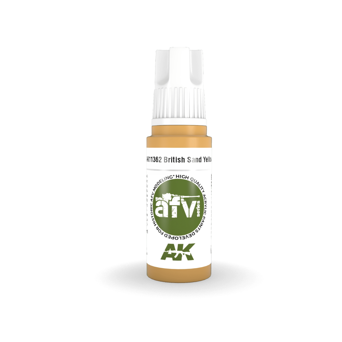 AK Interactive AK11362 British Sand Yellow 17ml – immagine 2