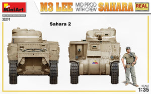 MiniArt 35274 M3 LEE MID PROD. SAHARA w/CREW 1/35 – zdjęcie 7