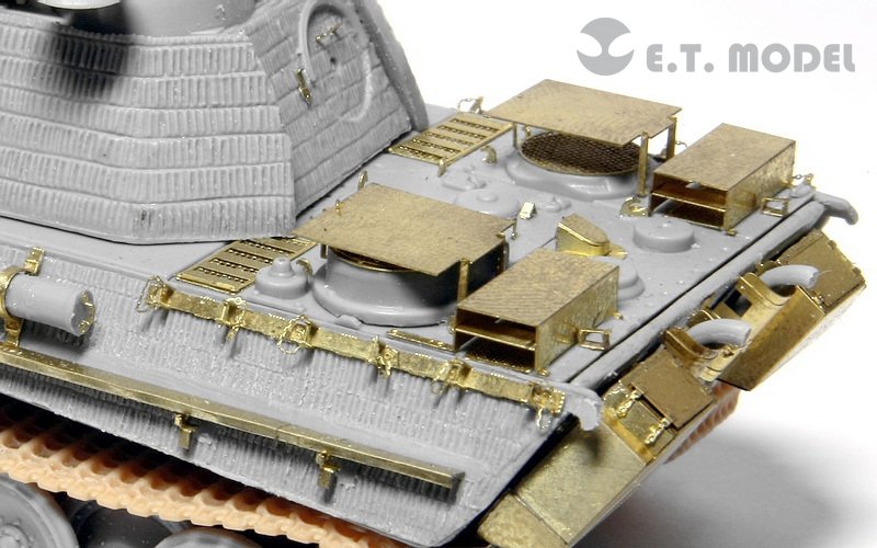 E.T. Model E72-010 WWII German Panther G Anti Aircraft Armour For DRAGON Kit 1/72 – imagen 4