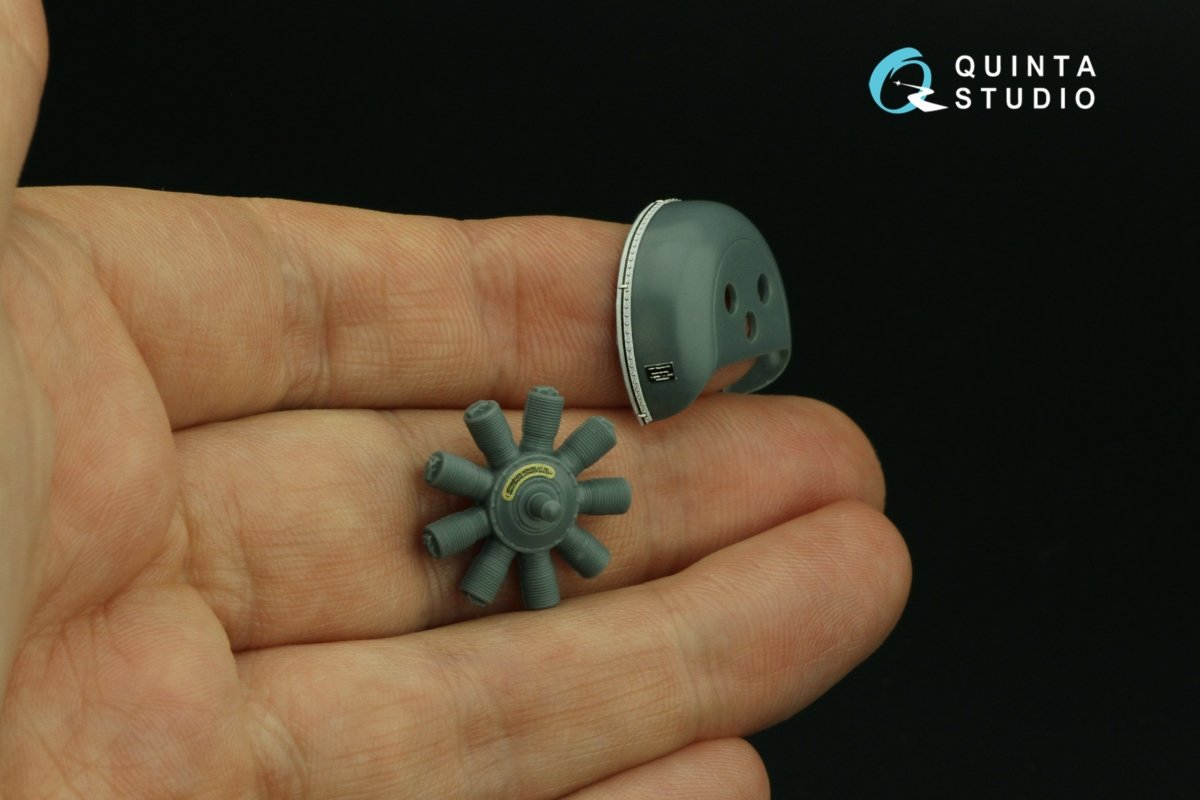 Quinta Studio QD48298 Fokker EV-DVIII 3D-Printed &amp;amp; coloured Interior on decal paper (Eduard) 1/48 – imagen 8