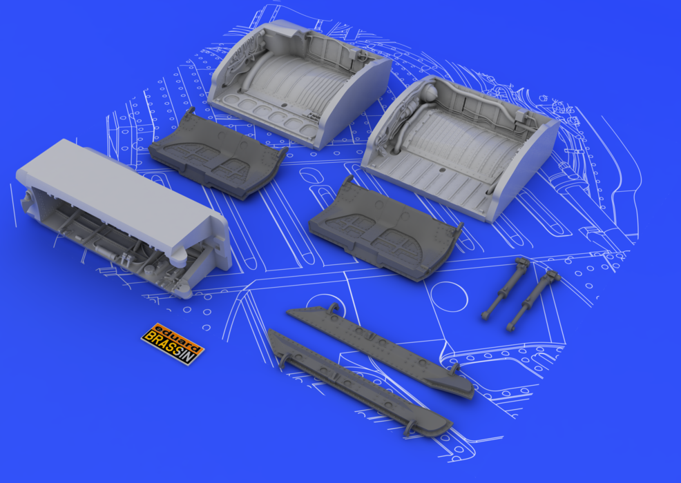 Eduard 648049 MiG-21 wheel wells 1/48 (EDUARD) – imagen 7
