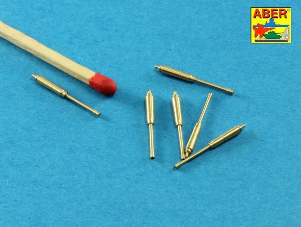 Aber 35L-221 Jeu de 6 canons pour fusil américain M16A1 ou M231 de calibre 5,56 mm. Échelle 1/35. – image 2