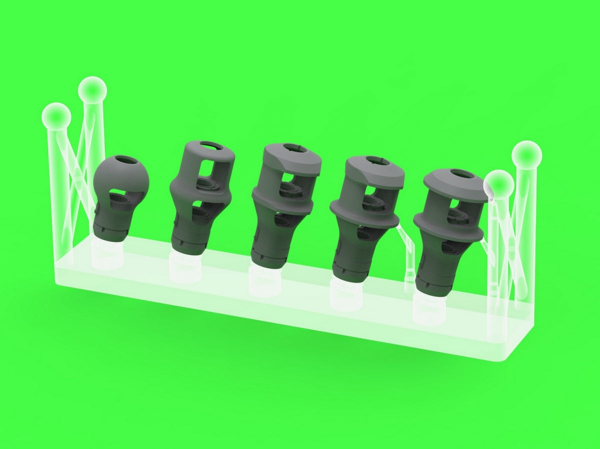 Master GM-72-039 Muzzle brake set for German 7.5cm PaK/KwK/StuK 40 guns (5 types) 1/72 – image 2